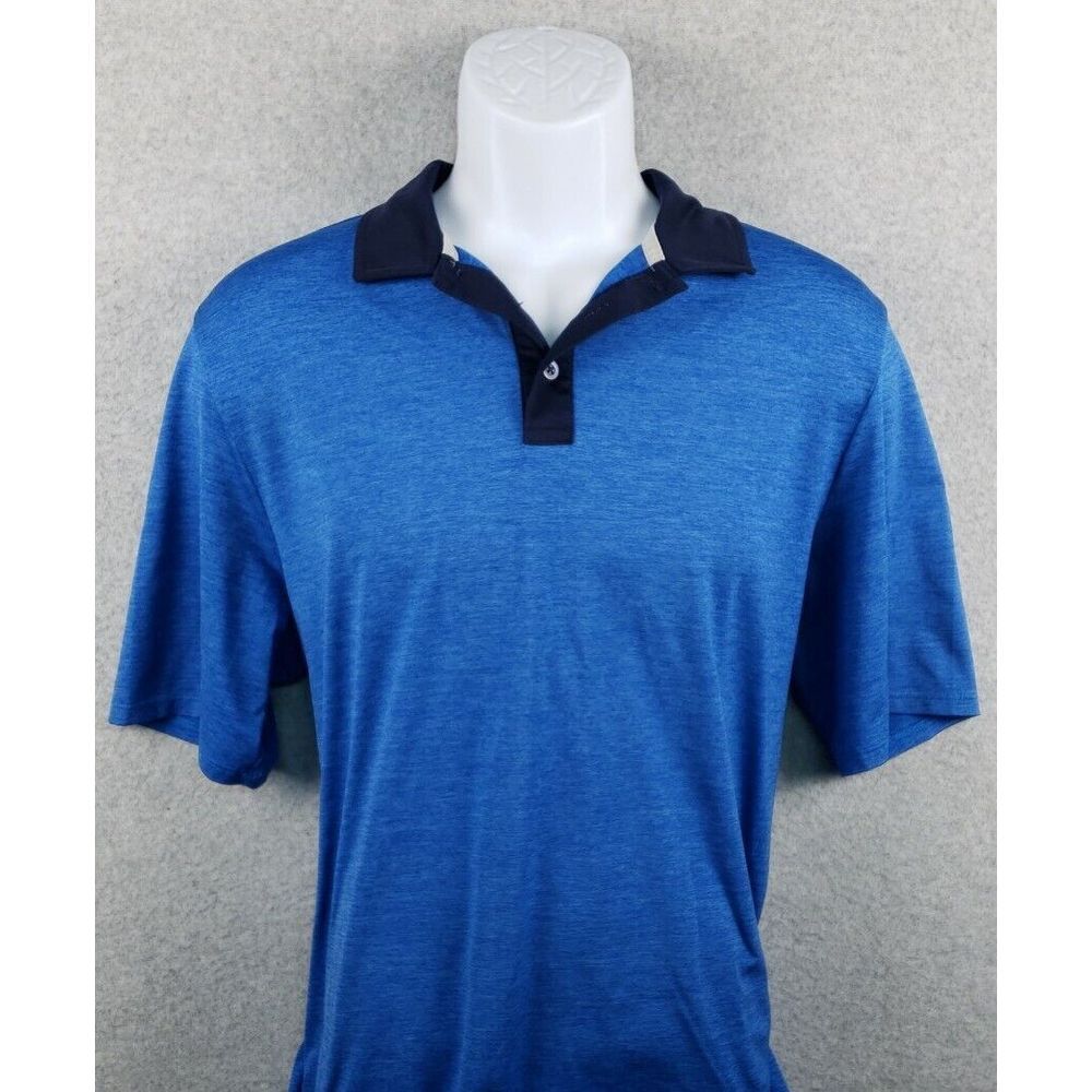 KJUS Luca‎ Mens Short Sleeve Polo Shirt Size 50 Medium Blue